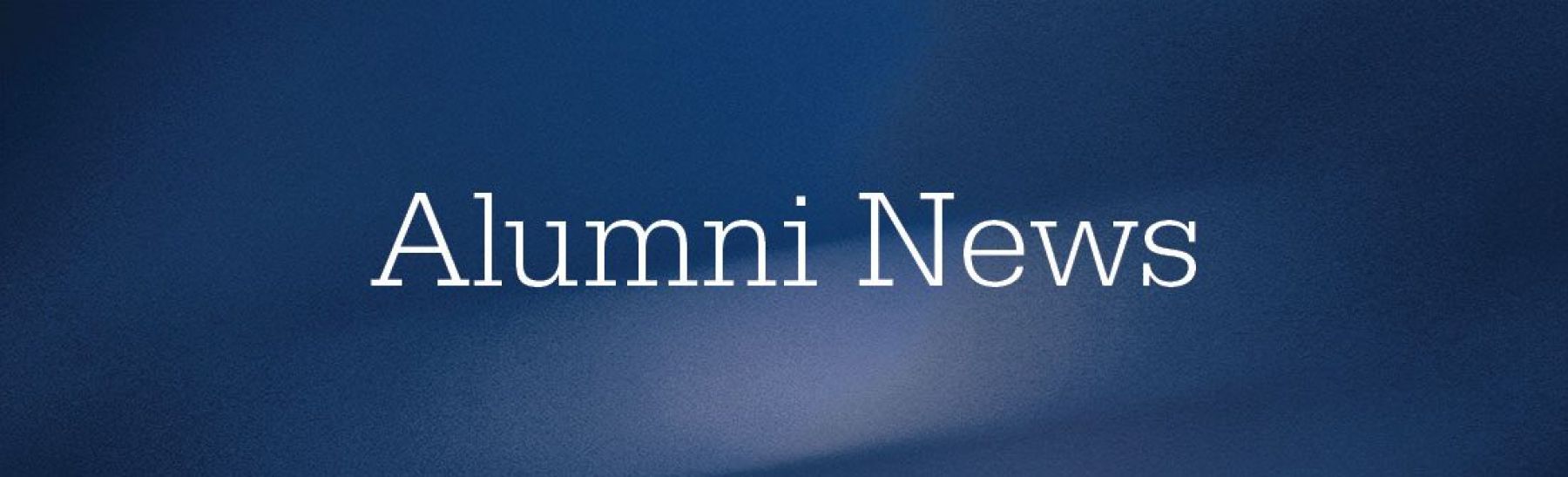 Alumni News standing graphic