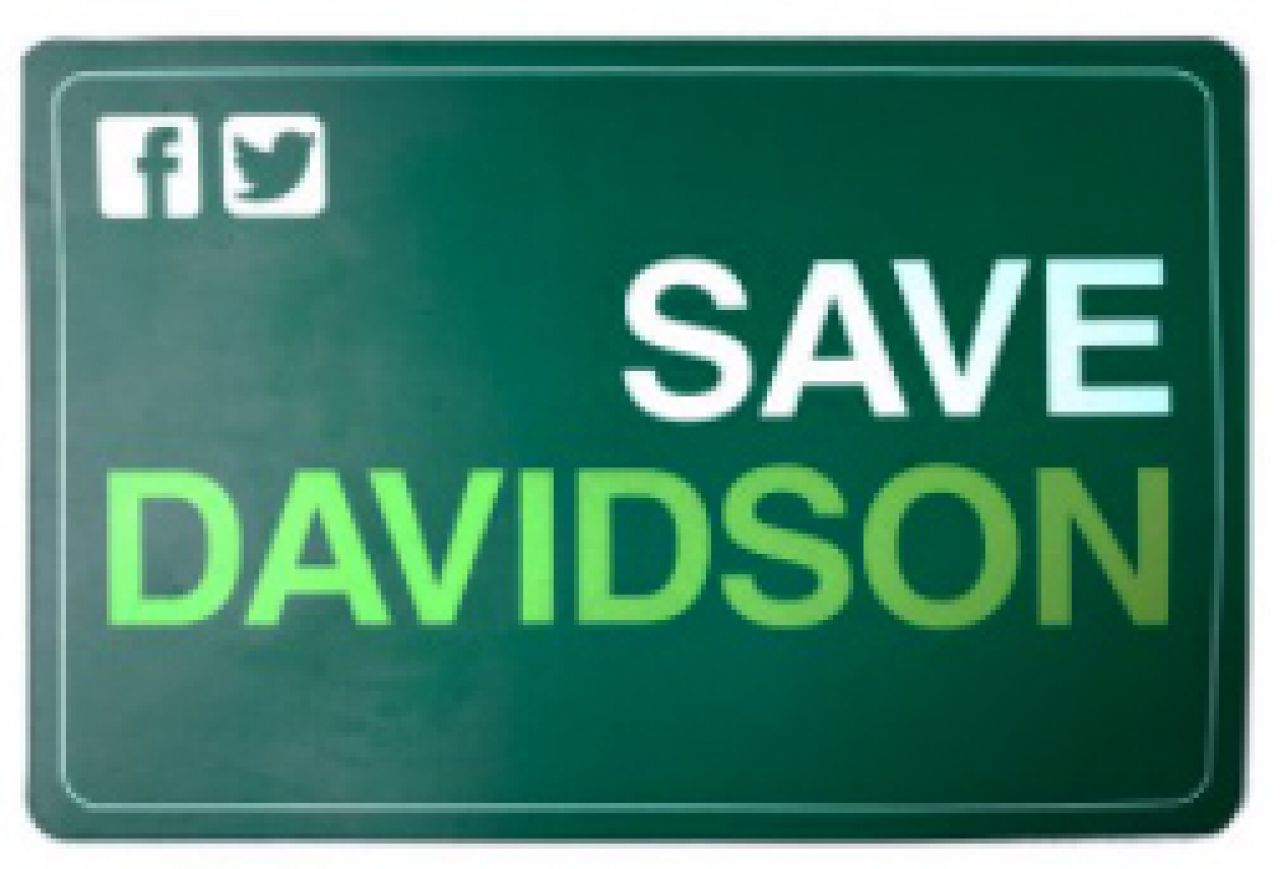 Graphic/logo for Save Davidson