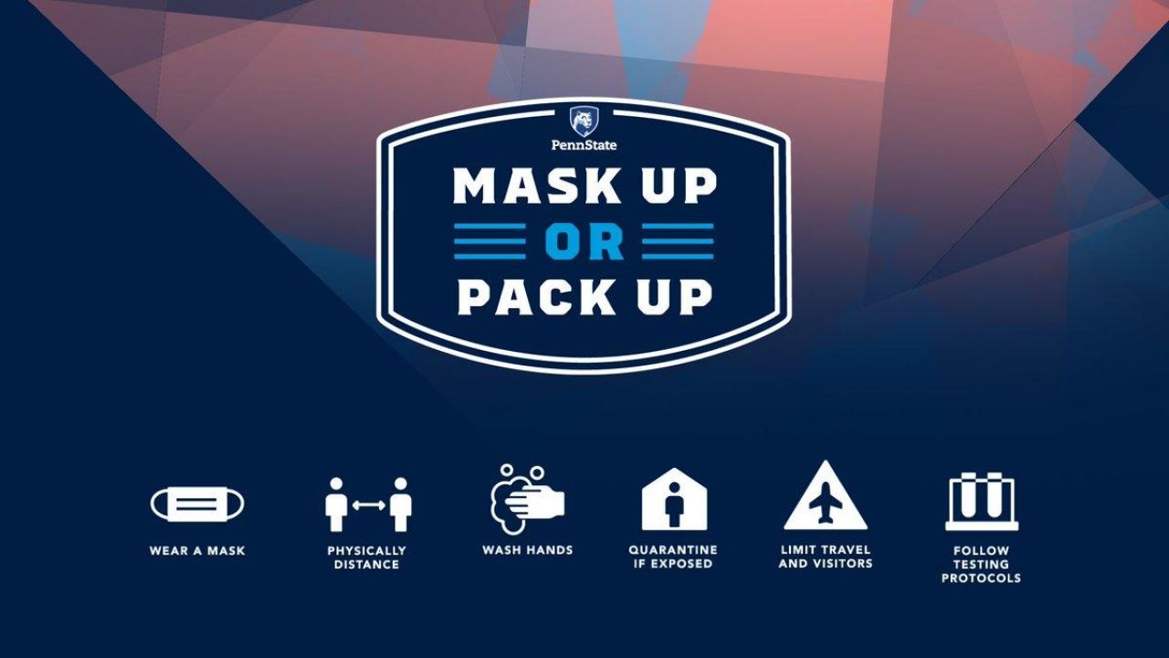 Mask Up or Pack Up logo