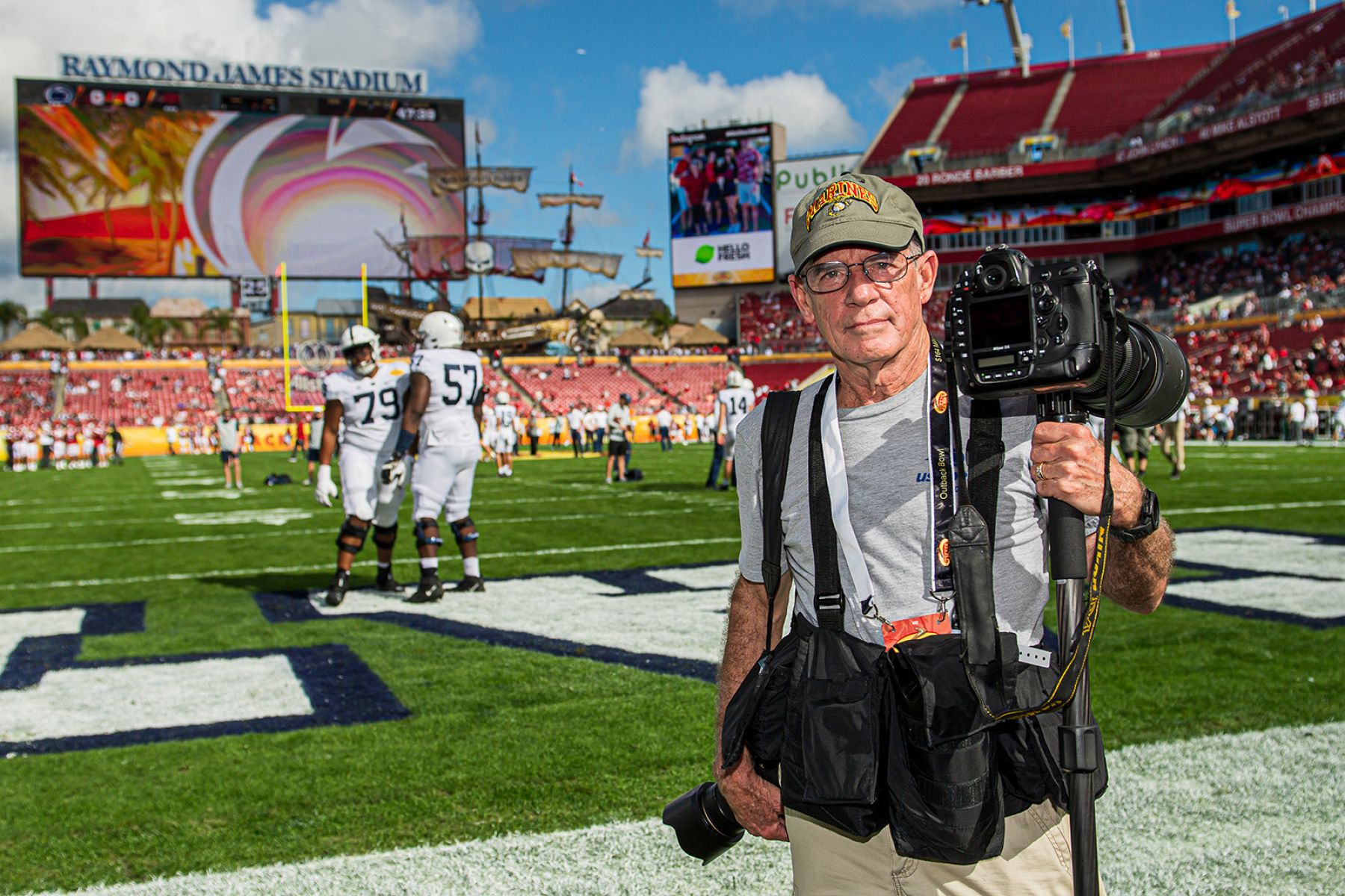 Steve Manuel at the Outback Bowl