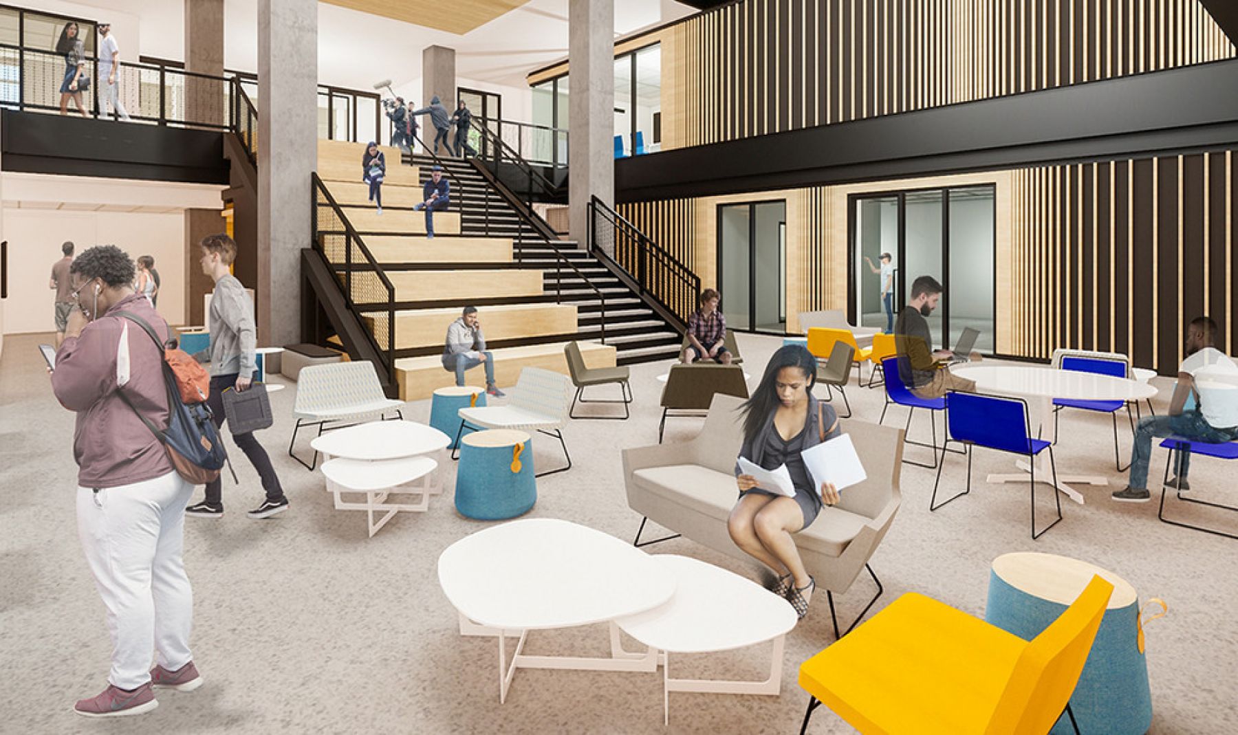 Innovation Lab/media center rendering