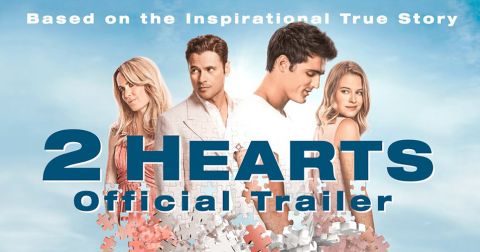 Movie poster for 2 Hearts